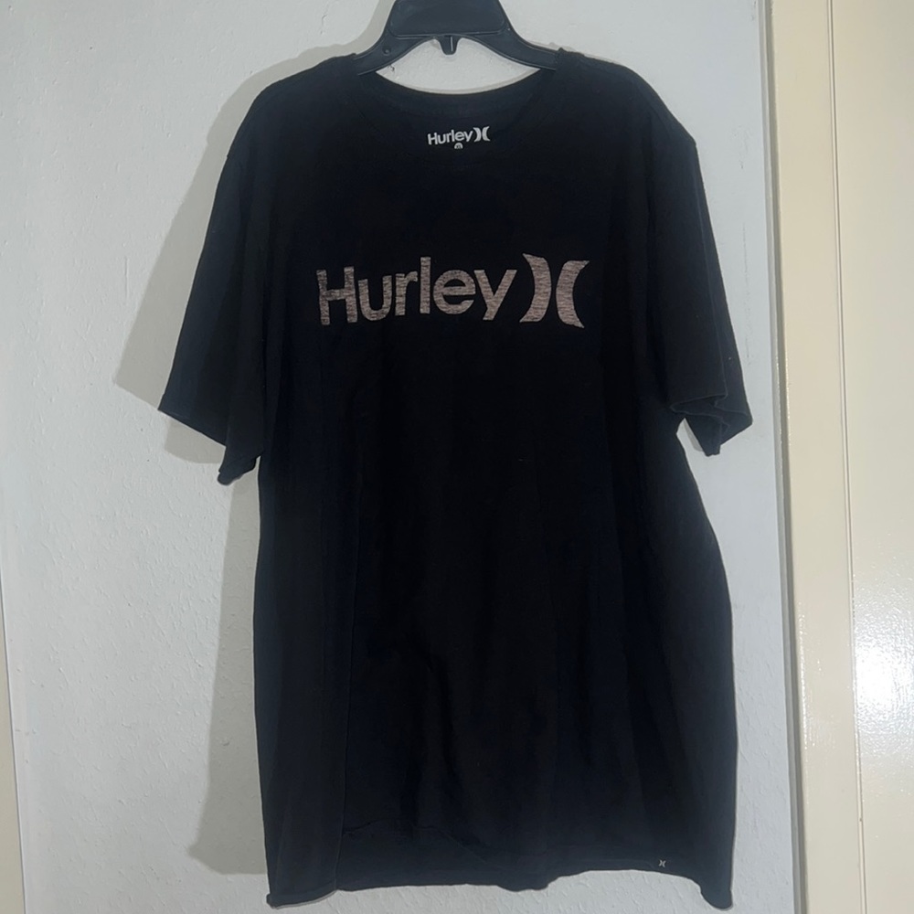 Hurley logo black tee - XL